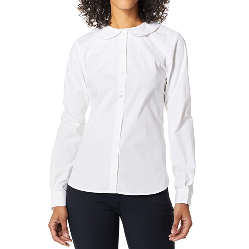 Classroom School Uniforms Women's Junior Peter Pan Blouse